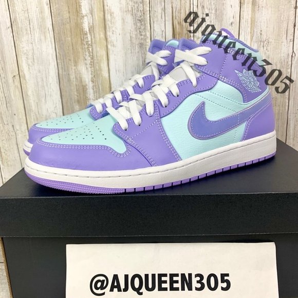 Air Jordan 1 Mid purple punch - Picture 4 of 9